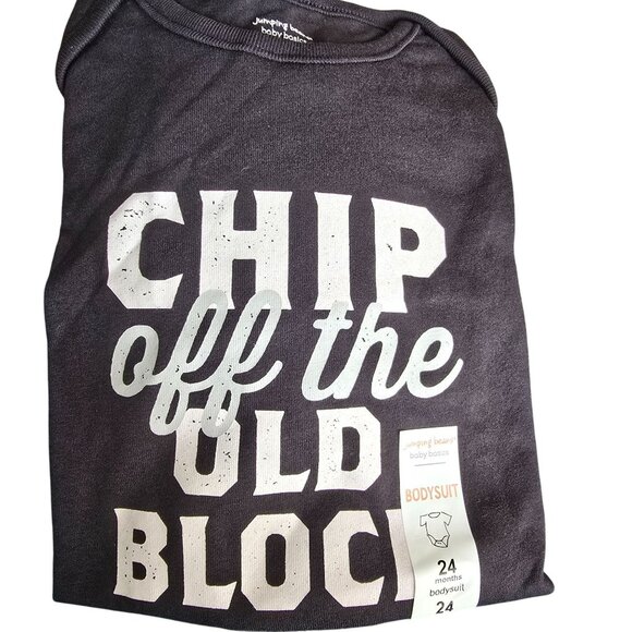 Jumping Beans Baby Basics Chip Off The Old Block 24M Bodysuit Jj429 - Picture 3 of 4